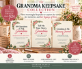 The Grandma Keepsake Collection — 3 Printable Memory Books
