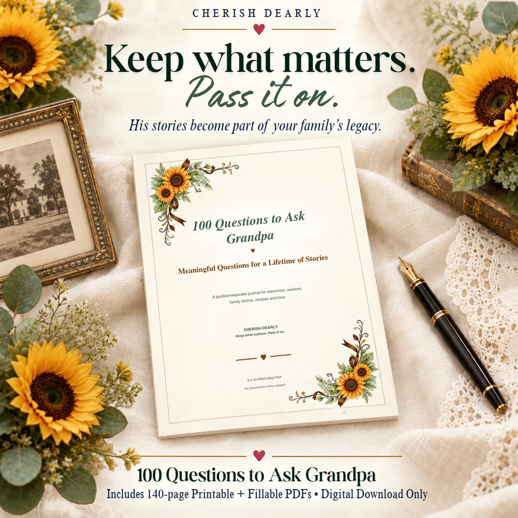 100 Questions to Ask Grandpa