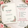 Our Family Recipe Book - Printable Recipe & Family Memory Keepsake