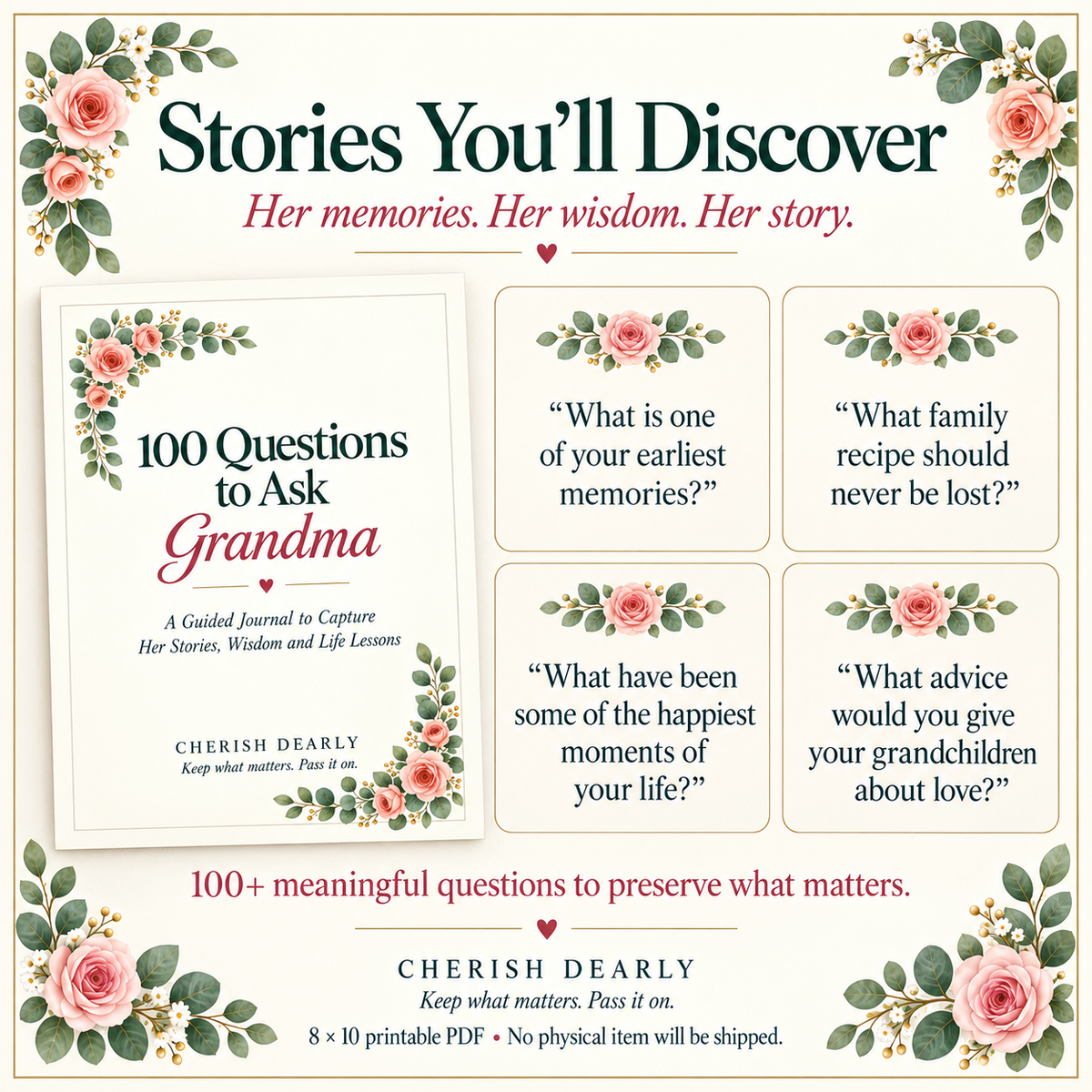 100 Questions to Ask Grandma